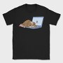 Doggo Laptop Dreams, Tricou Barbati (Unisex)