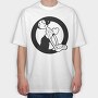 Dark Owl Whisper, Tricou Oversize Barbati (Unisex)