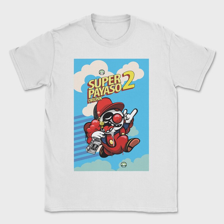 Drunk Clown Cloud, Tricou Barbati (Unisex)