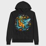 Dive Shark Dreams, Hanorac Oversize Barbati (Unisex)
