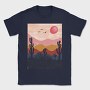 Desert Sunset Vibes, Tricou Barbati (Unisex)