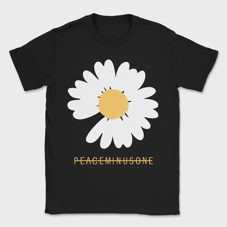 Daisy Peace Minus One, Tricou Barbati (Unisex)