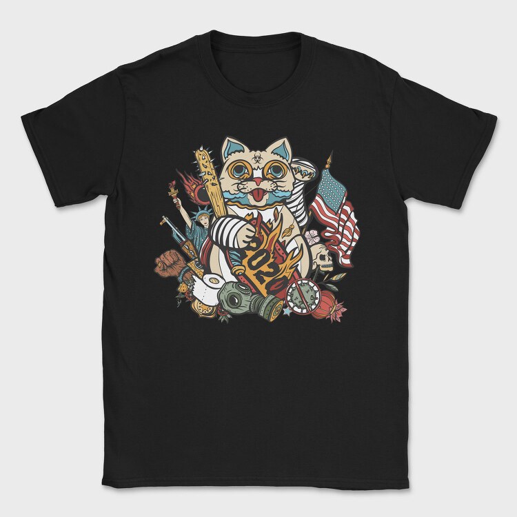 Cat Rebellion 2020, Tricou Barbati (Unisex)