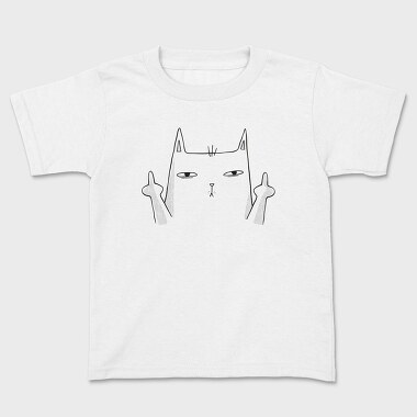 Middle Finger Cat, Tricou Copii