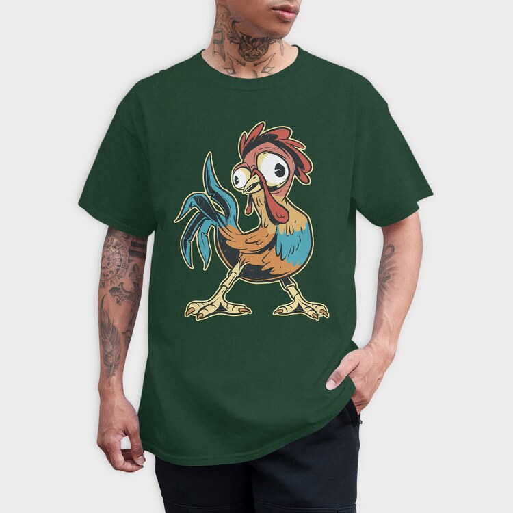 Funny Rooster, Tricou Barbati (Unisex)