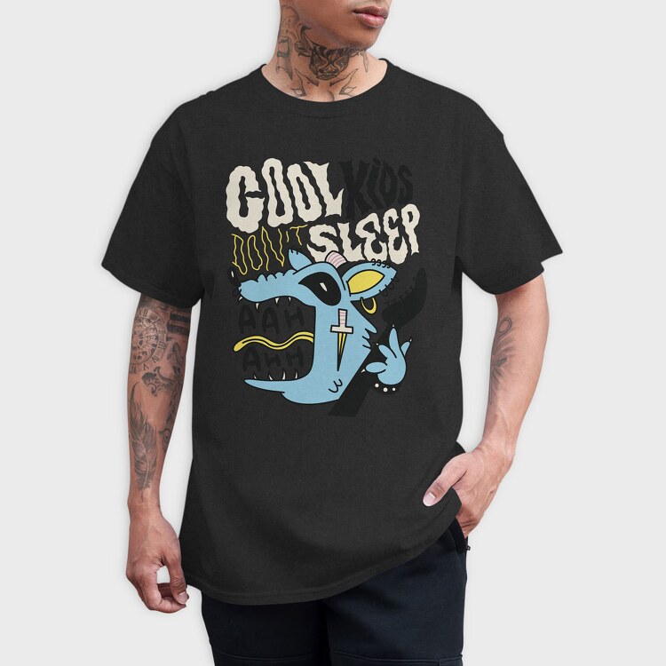 Cool Kids Dont Sleeep, Tricou Barbati (Unisex)