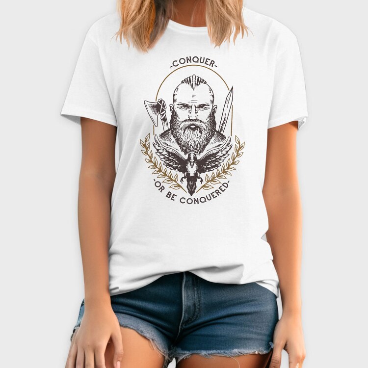 Viking Conquer or Be Conquered, Tricou Barbati (Unisex)