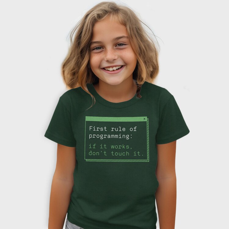 If It Works Dont Touch It, Tricou Copii