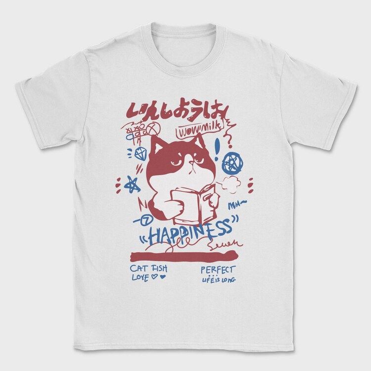 Catfish Love Happiness, Tricou Barbati (Unisex)