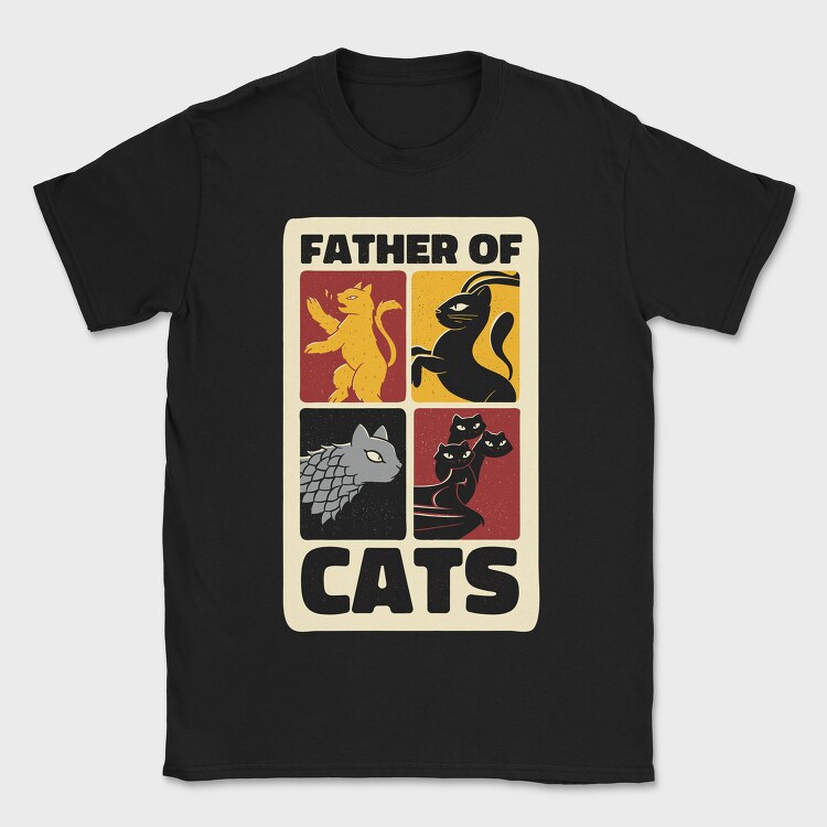 Catfather Of Cats, Tricou Barbati (Unisex)