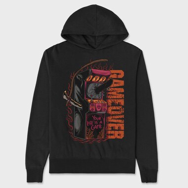 Arcade Demon Game, Hanorac Oversize Barbati (Unisex)