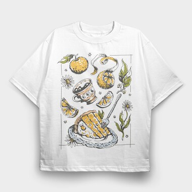 Cottagecore Lifestyle Food Collection, Tricou Oversize Barbati (Unisex)