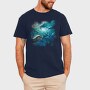 Galaxy of Sharks, Tricou Barbati (Unisex)