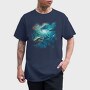 Galaxy of Sharks, Tricou Barbati (Unisex)
