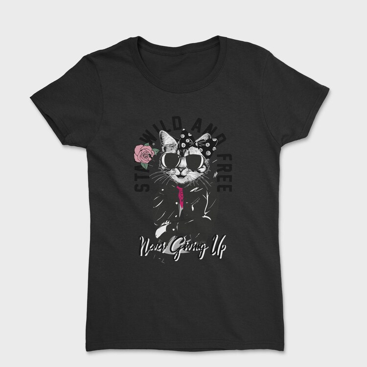 Cool Cat Boss, Tricou Femei