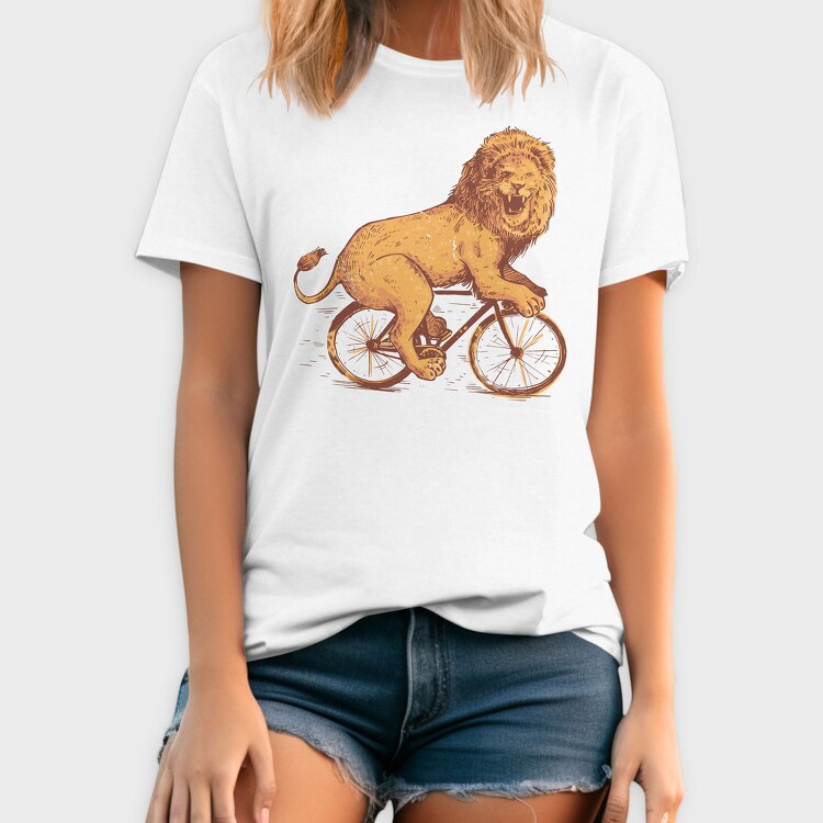 Bicicle Lion, Tricou Barbati (Unisex)