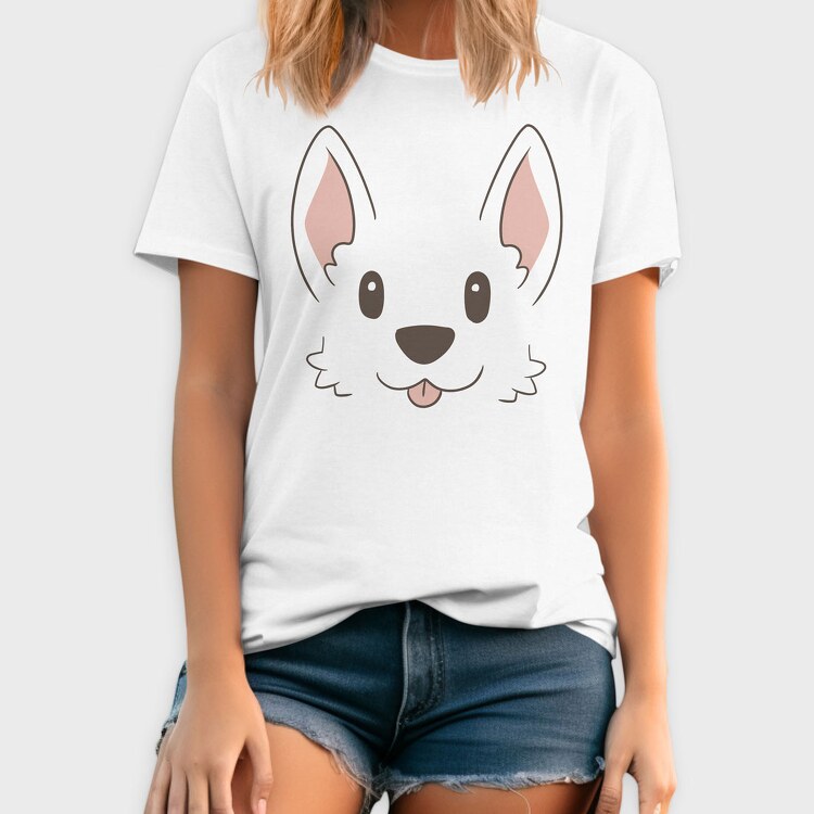 Corgi Face, Tricou Barbati (Unisex)