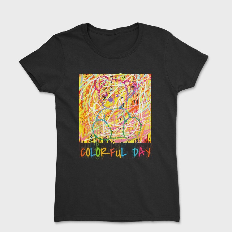 Colorful Chaos Day, Tricou Femei