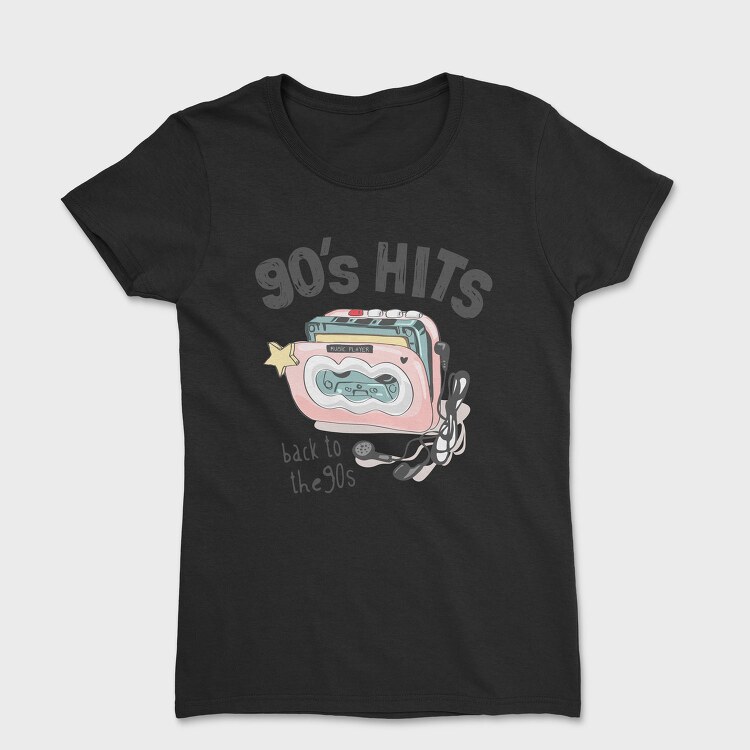 90s Boombox Vibes, Tricou Femei