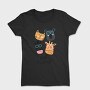 Cat Glasses Night, Tricou Femei