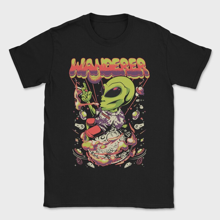 Alien Wanderer, Tricou Barbati (Unisex)