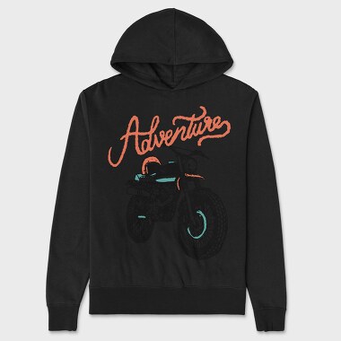 Adventure Quest Vibes, Hanorac Oversize Barbati (Unisex)