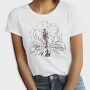 Bike Mountain Lineart, Tricou Femei