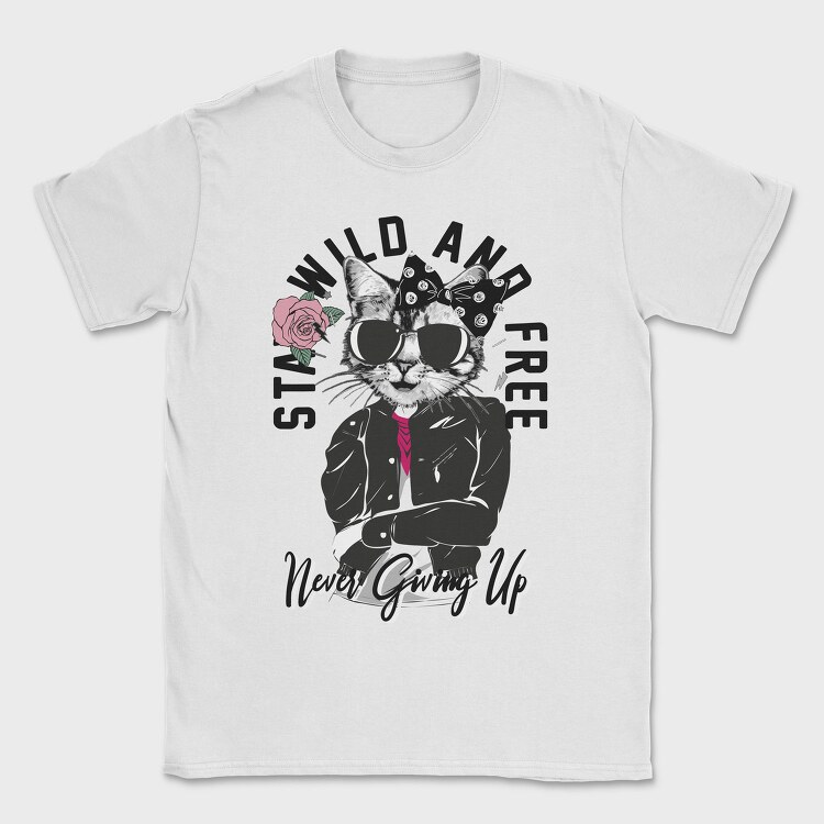 Cool Cat Boss, Tricou Barbati (Unisex)