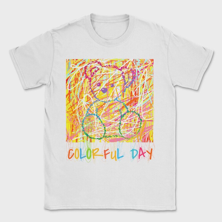 Colorful Chaos Day, Tricou Barbati (Unisex)