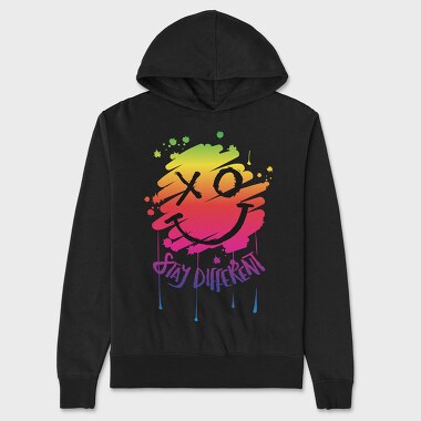Color Splash Vibe, Hanorac Oversize Barbati (Unisex)