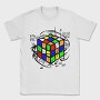 Color Block Cube, Tricou Barbati (Unisex)