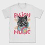 Cat Music Vibes, Tricou Barbati (Unisex)