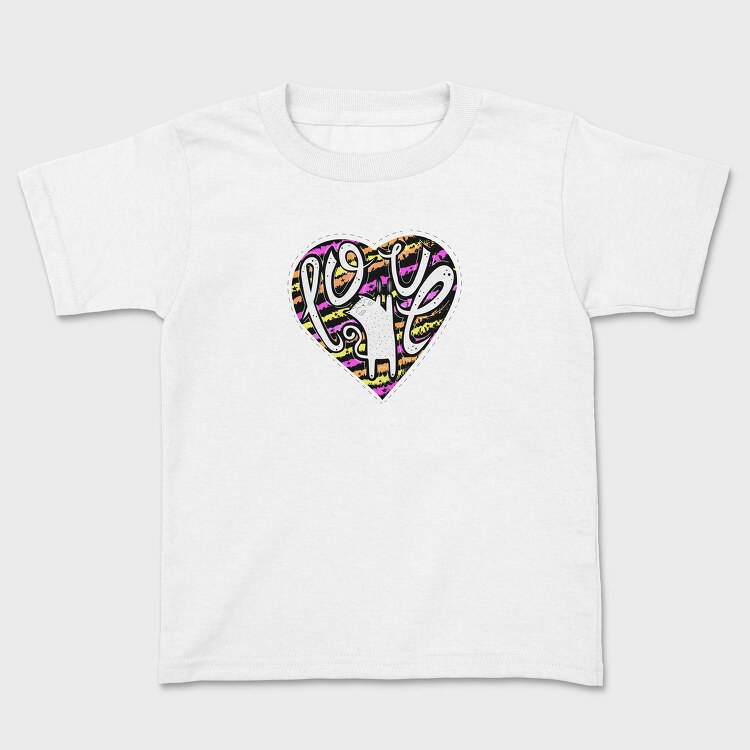 Cat Love Vibe, Tricou Copii