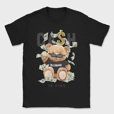 Cash Bear King, Tricou Barbati (Unisex)
