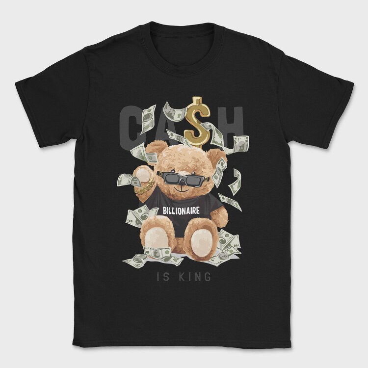 Cash Bear King, Tricou Barbati (Unisex)