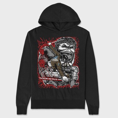 Hulk Vs Titans, Hanorac Oversize Barbati (Unisex)