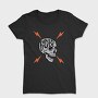Biker Dude Skull, Tricou Femei
