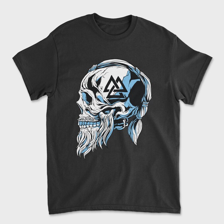 Viking Skull 5, Tricou Barbati (Unisex)