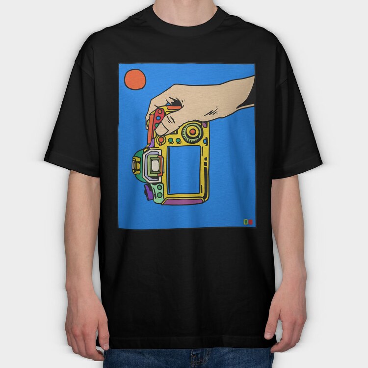Camera Dream Catcher, Tricou Oversize Barbati (Unisex)