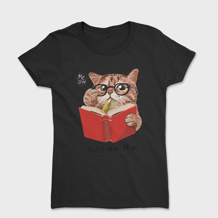 Cat Book Meow, Tricou Femei