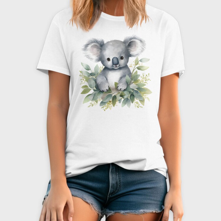 Koala Watercolor, Tricou Barbati (Unisex)
