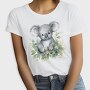 Koala Watercolor, Tricou Femei