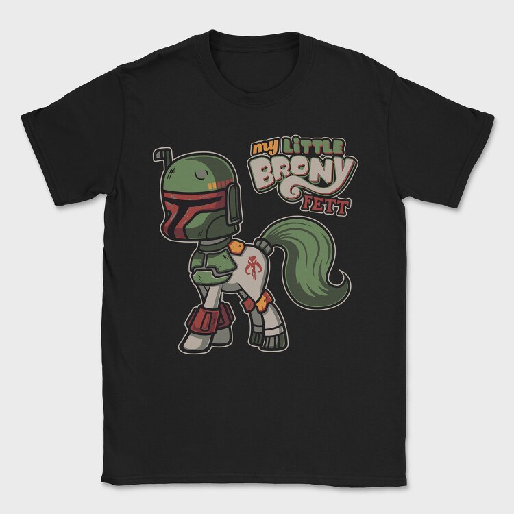 Boba Pony Fett, Tricou Barbati (Unisex)