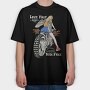 Angel Riders Wing, Tricou Oversize Barbati (Unisex)