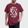 Koi Fish With Cherry Blossom, Tricou Barbati (Unisex)