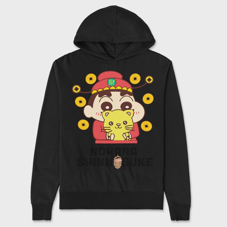 Cat Fortune Hunt, Hanorac Oversize Barbati (Unisex)
