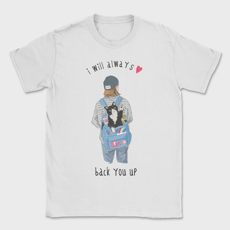 Cat Bag Love Up, Tricou Barbati (Unisex)