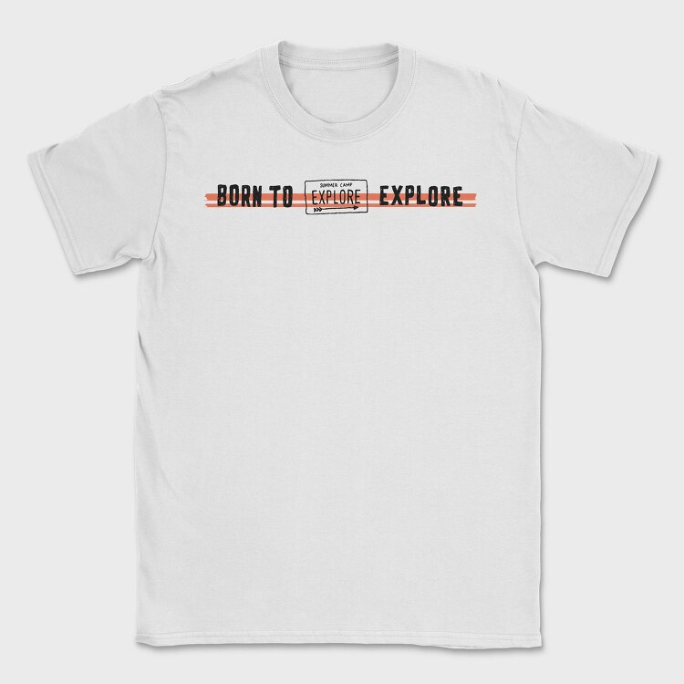 Burn It Out Explore Capture, Tricou Barbati (Unisex)