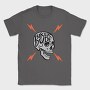 Biker Dude Skull, Tricou Barbati (Unisex)