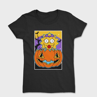 Halloween Maggie Pumpkin, Tricou Femei